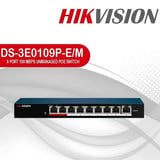Hikvision 8 PORT POE SWITCH - DS-3E0109P-E/M(B)