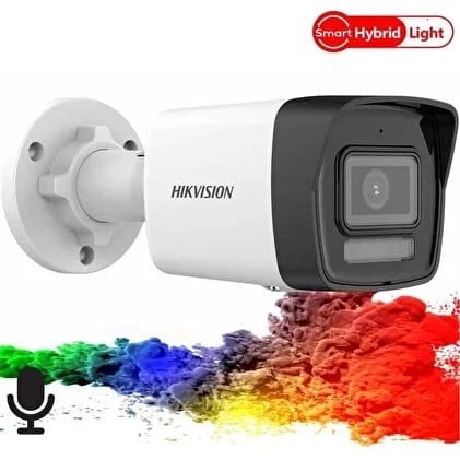 Hikvision DS-2CD1021G2-LIUF 2mp 2.8mm Smart Hybrid Smart Light Ip Bullet Kamera