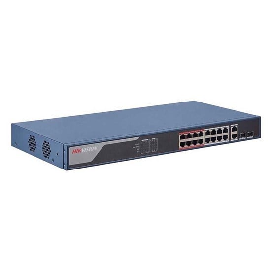 Hikvision DS-3E1318P-EI 16 Port 10/100/1000 Mbps Gigabit Switch