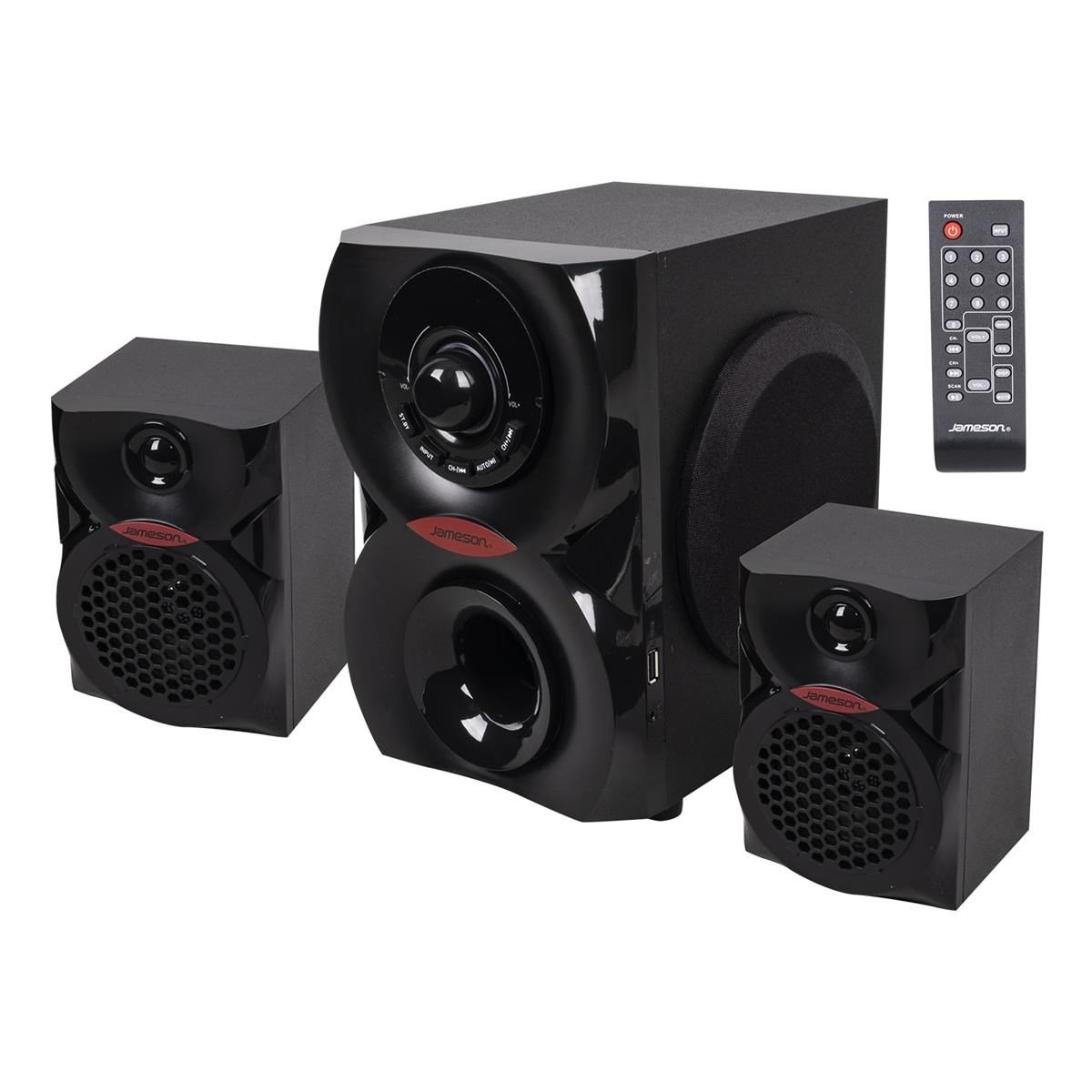 Jameson JSM-393BT Bluetooth USB SD FM Radyolu 250 W 2+1 Ses Sistemi