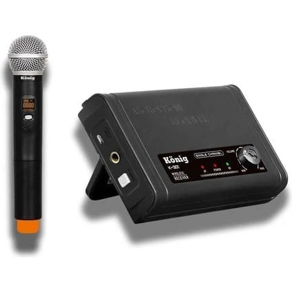 König K-301 Uhf Tek Kanal YAKA  Mikrofon