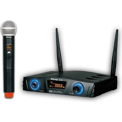 König K-311 El Tek Kanal Uhf Telsiz Mikrofon