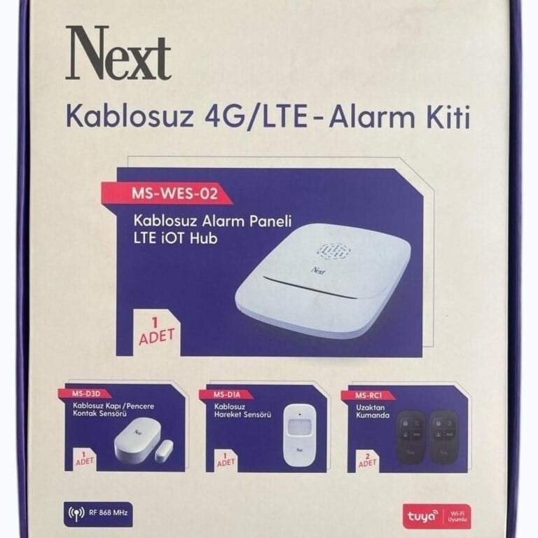 Next KABLOSUZ 4G/LTE ALARM KİTİ (MS-WES-02)