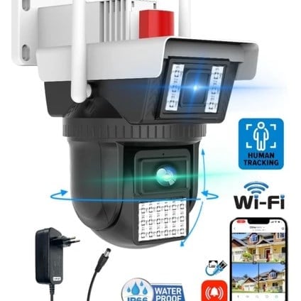 O-kam -3040 6 Mp Dual Lens Wi-fi Ptz Kamera
