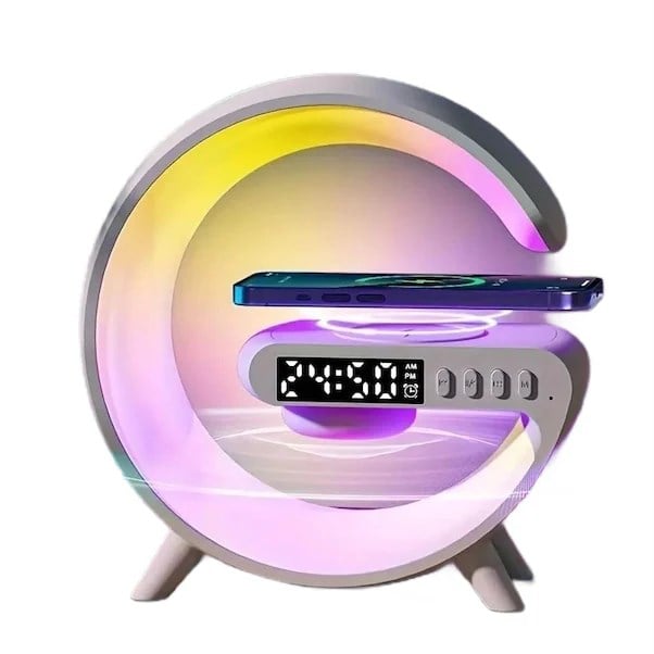 Platoon PL-4600 Bluetooth SD Saat Göstergeli Led Işıklı Hoparlör (PL 4800- PL 4600)