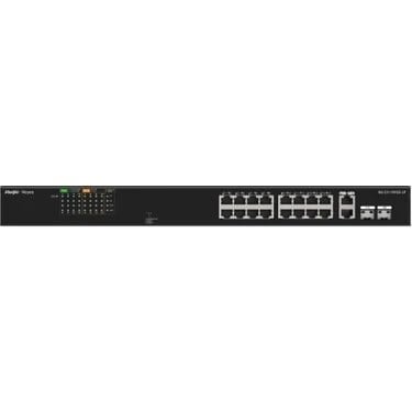 Reyee RG-ES118FGS-LP 18 Portlu, 10/100 Fast Ethernet, Tak Çalıştır Switch, 2 Gigabit Combo, 16 Port PoE+ (120W)