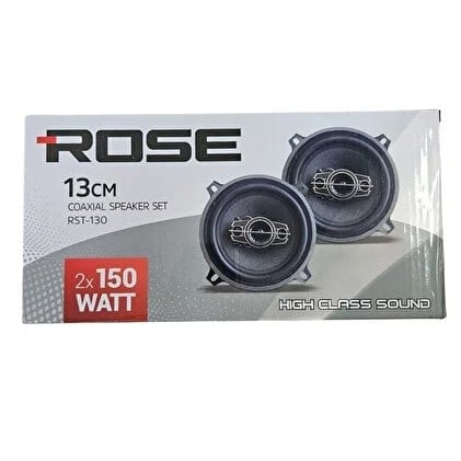 Rose RST-130 13CM TWEETERLI COAXIAL 2x150WATT YUVARLAK TAKIM HOPARLÖR SPEAKER (2 Lİ TAKIM)