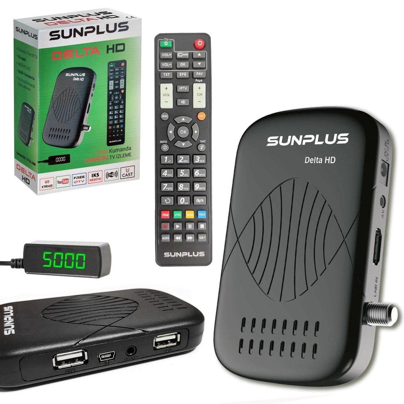 Sunplus Delta HD Mini Uydu Alıcısı