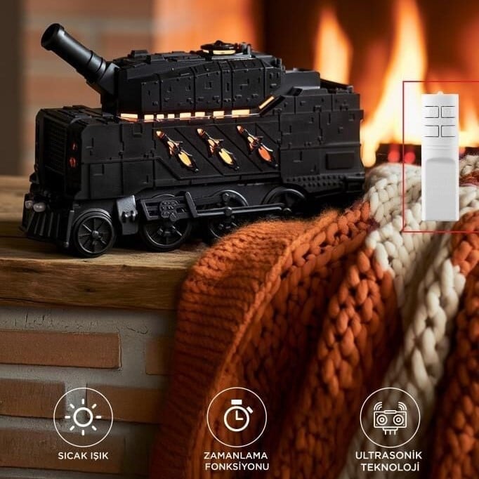 Torima H-20 Hava Nemlendiricisi Led Işıklı Aroma Difüzör Tank Tasarım Ultrasonik 300 ML Siyah
