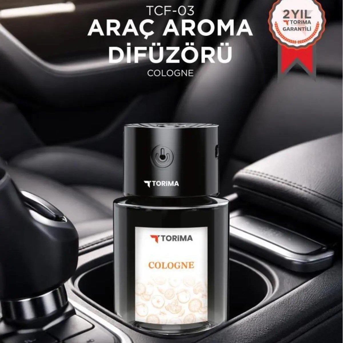 Torima TCF03 Araç İçi Aroma Difüzörü Hava Nemlendirici Lazerli Şarjlı Oda ve Araba Kokusu Cologne