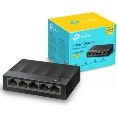 TP-LINK LS1005G 5PORT GIGABIT 10/100/1000 MBPS SWİTCH