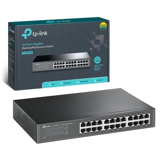 TP-Link TL-SG1024D TP-LINK TL-SG1024D 24 PORT 10/100/1000 SWITCH