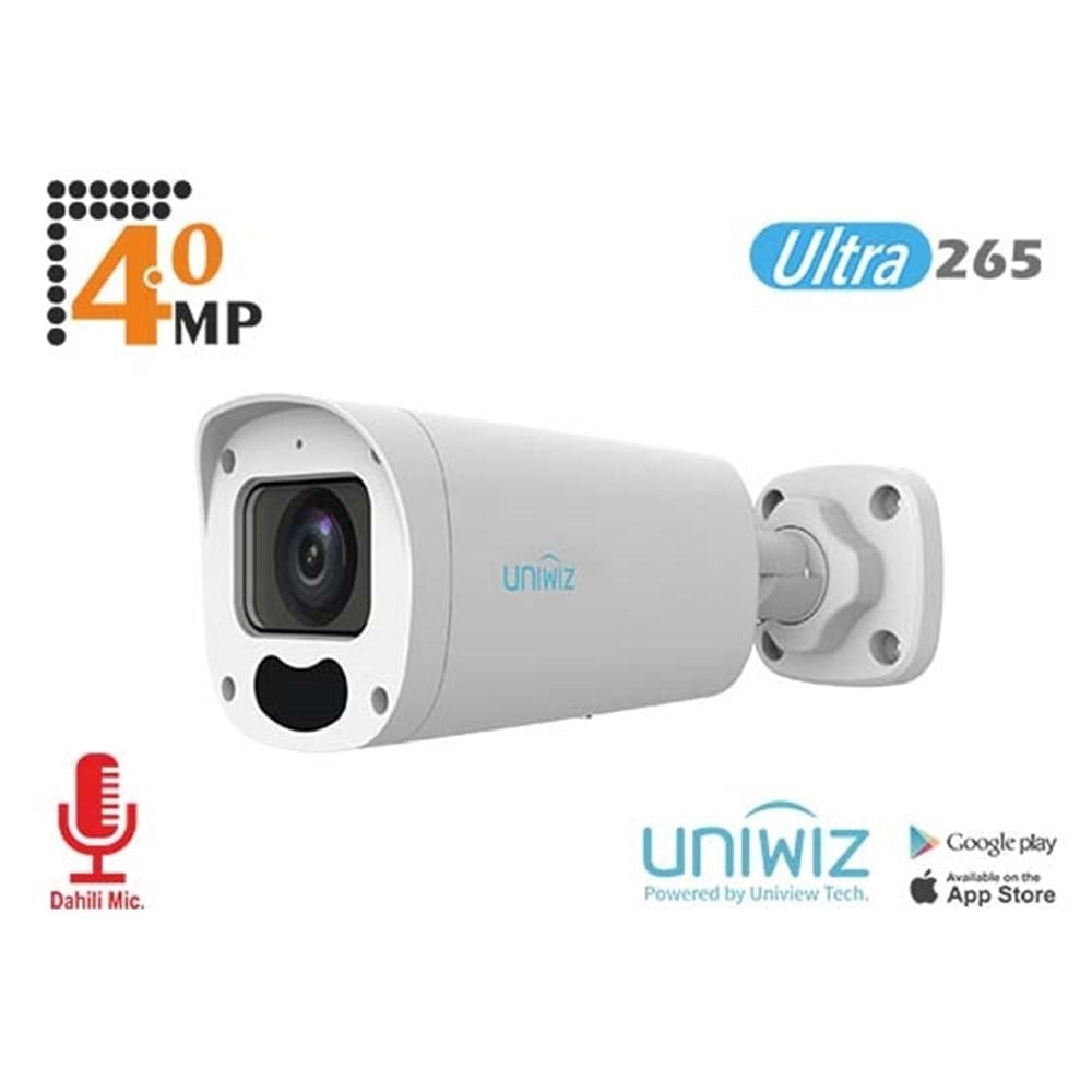 UNV Uniwiz IPC-B314-APKZ 4MP 2.8-12 mm Motorize Lensli Ip Bullet Kamera