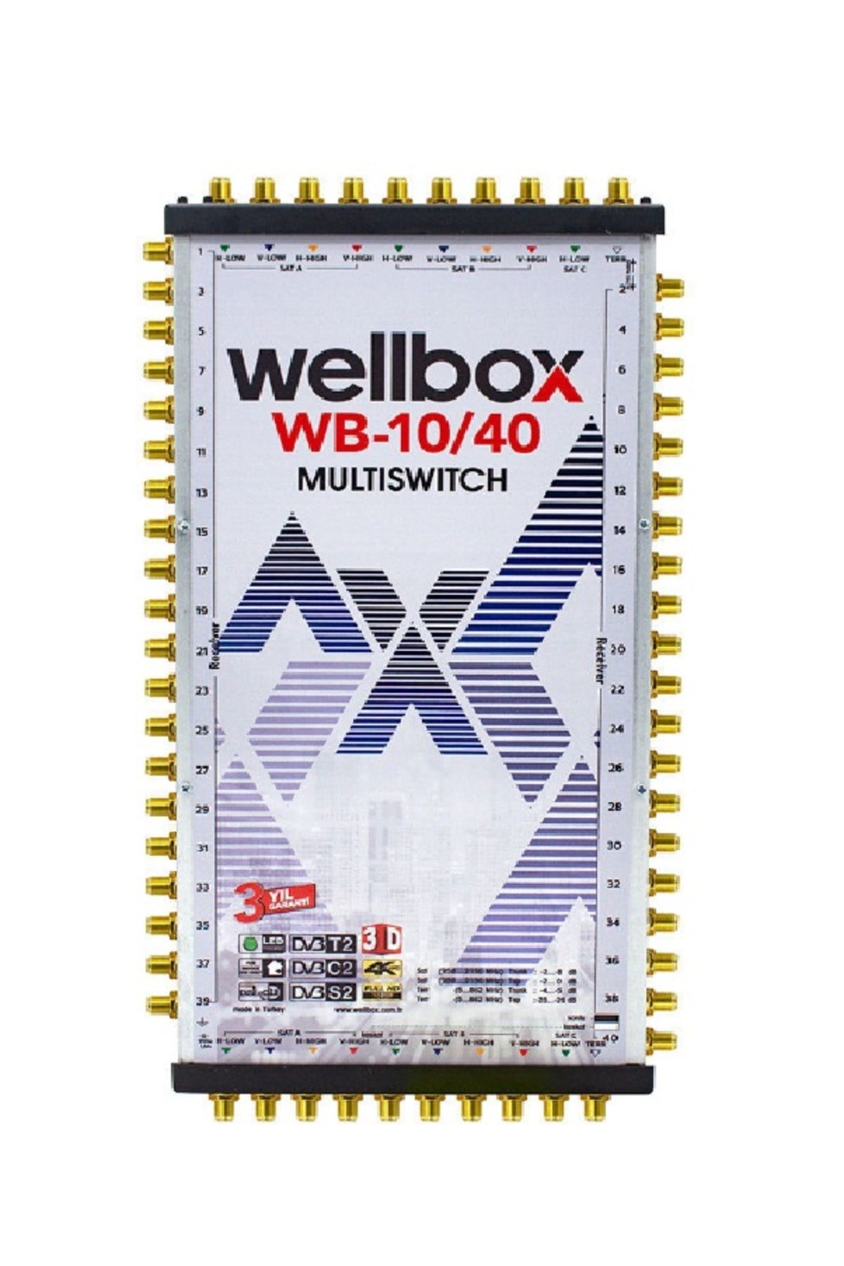Wellbox WB-10/40 Yüksek Sinyal Toplama Özellikli Multiswitch