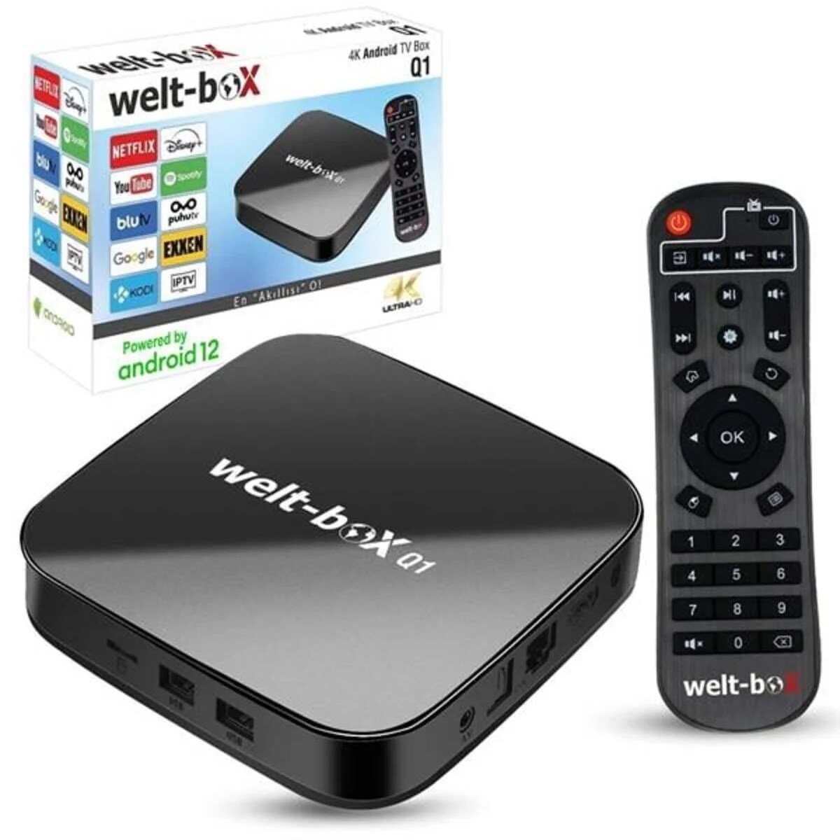 Welt-Box Q1 Android Tv Box 4K
