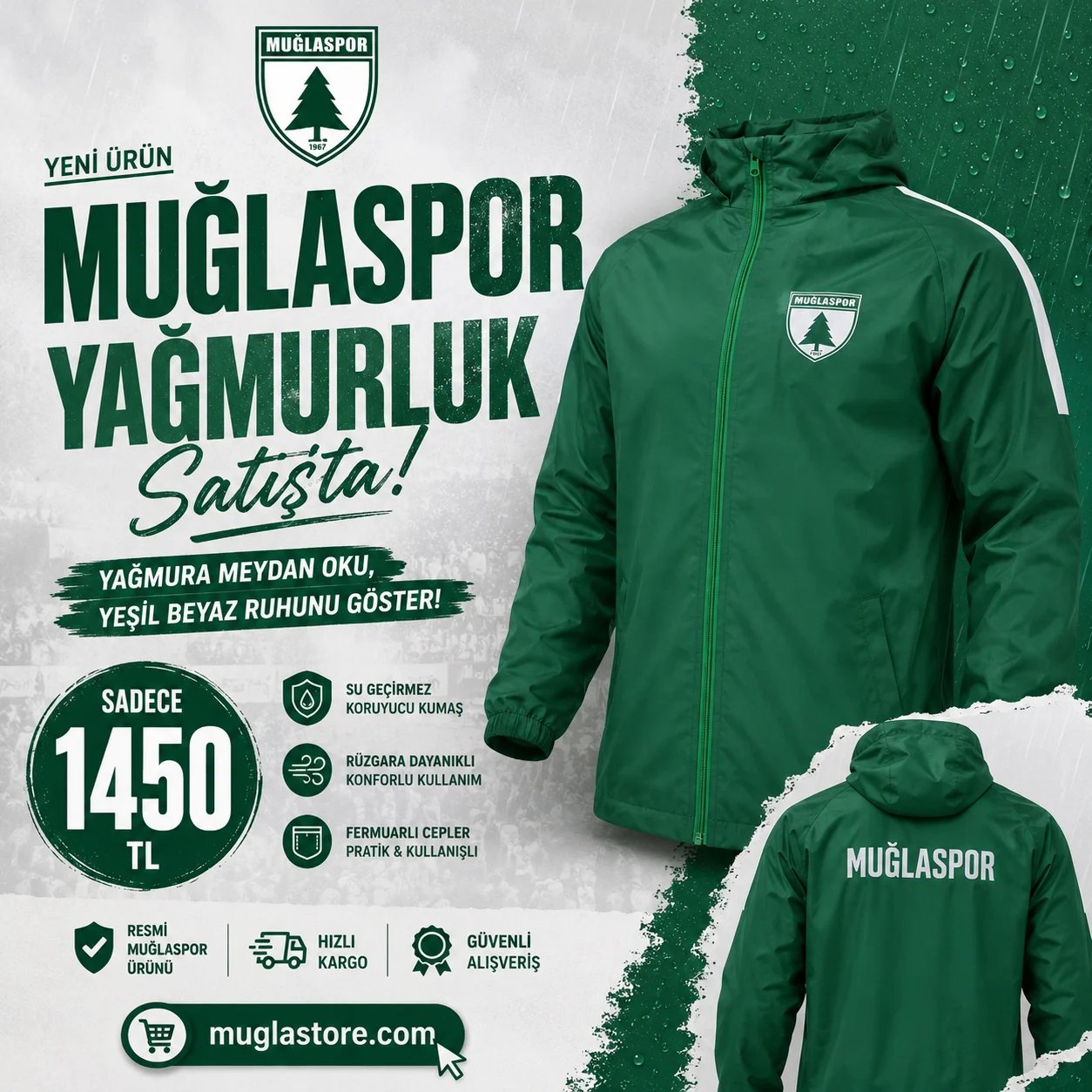 MUĞLASPOR YAĞMURLUK