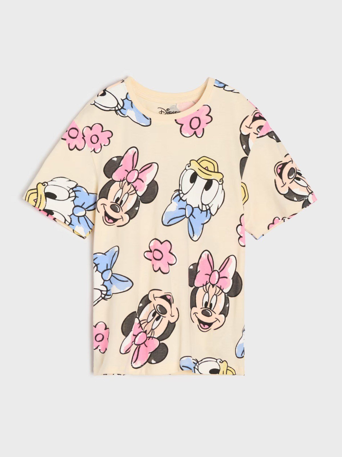 Minnie & Daisy Desenli İspanyol Paça Fitilli Tayt Takım