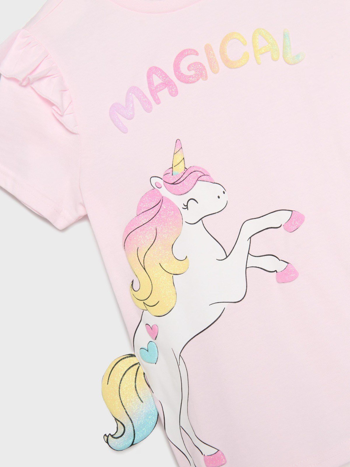Unicornlu Pembe Tişört