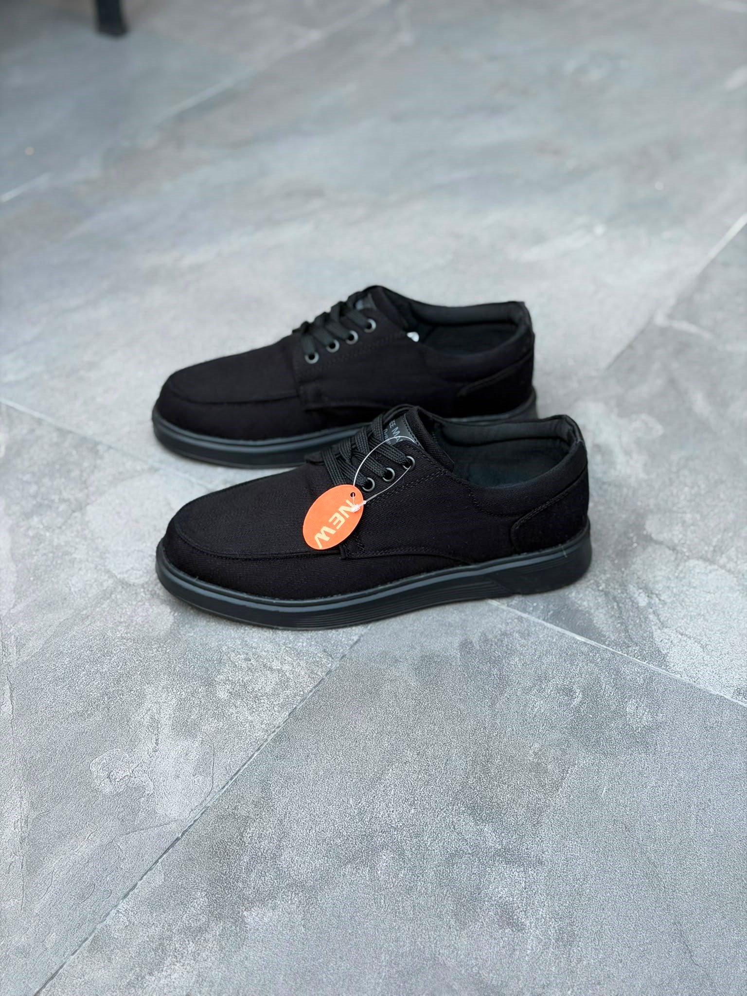 NVA SUNİ DERİ SNEAKERS SİYAH