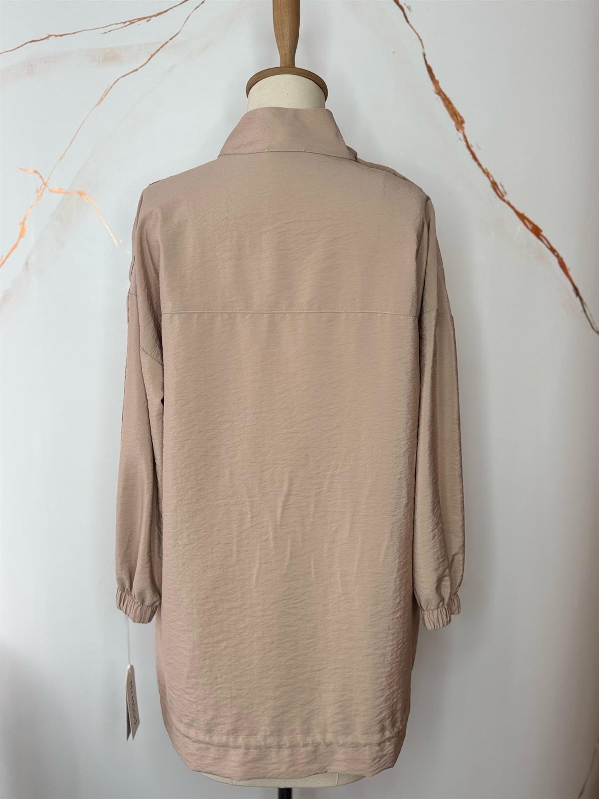 BASKILI ÇITÇIT DETAYLI SWEATSHIRT
