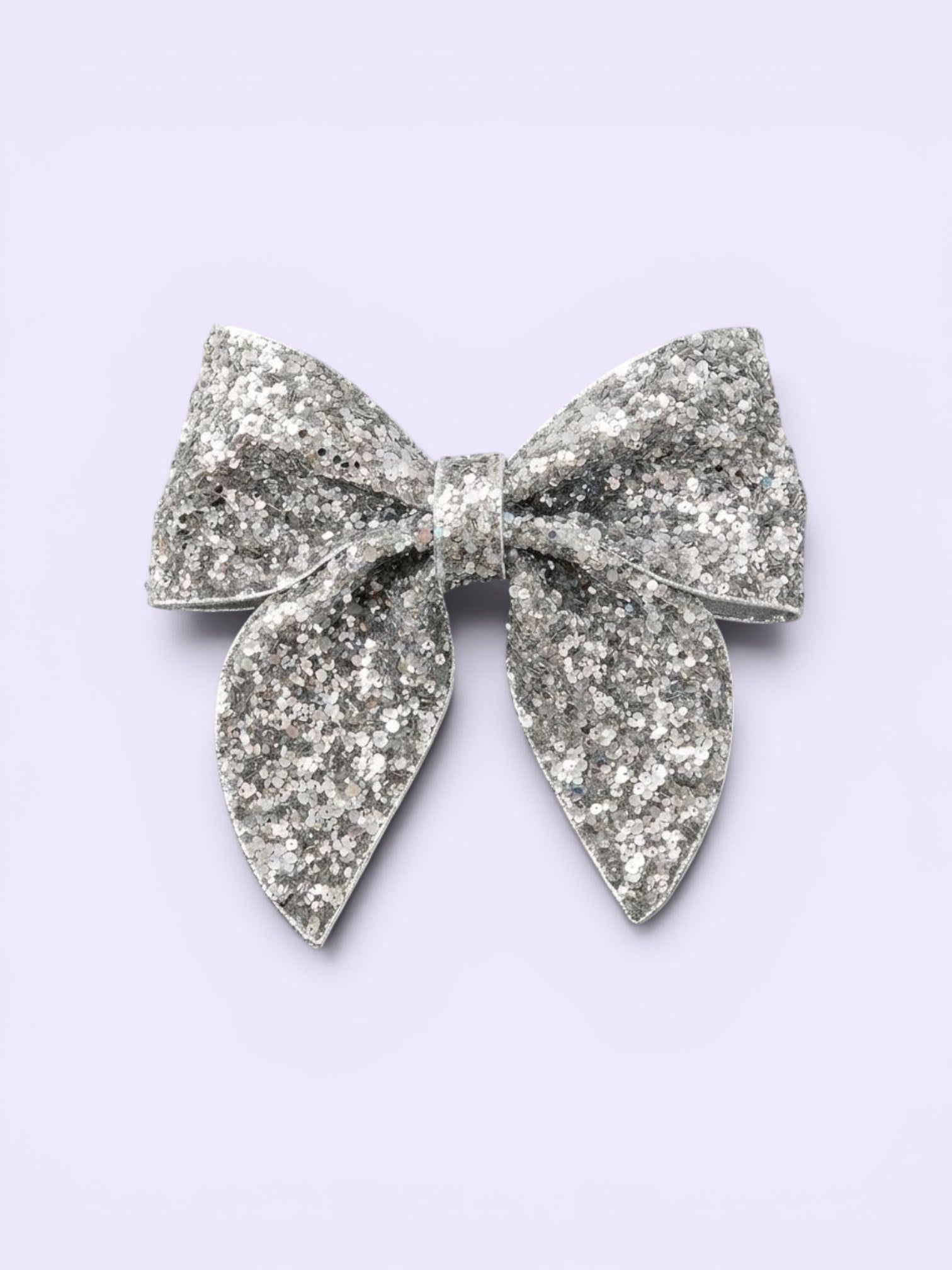 Soo Cutes Disco Bow- Silver