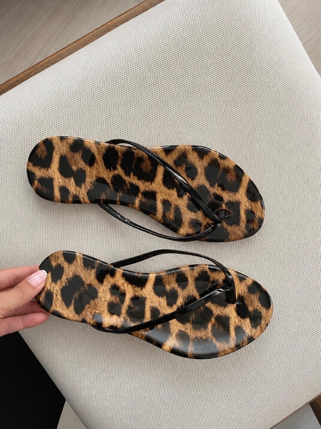 Leopar Plaj Terliği