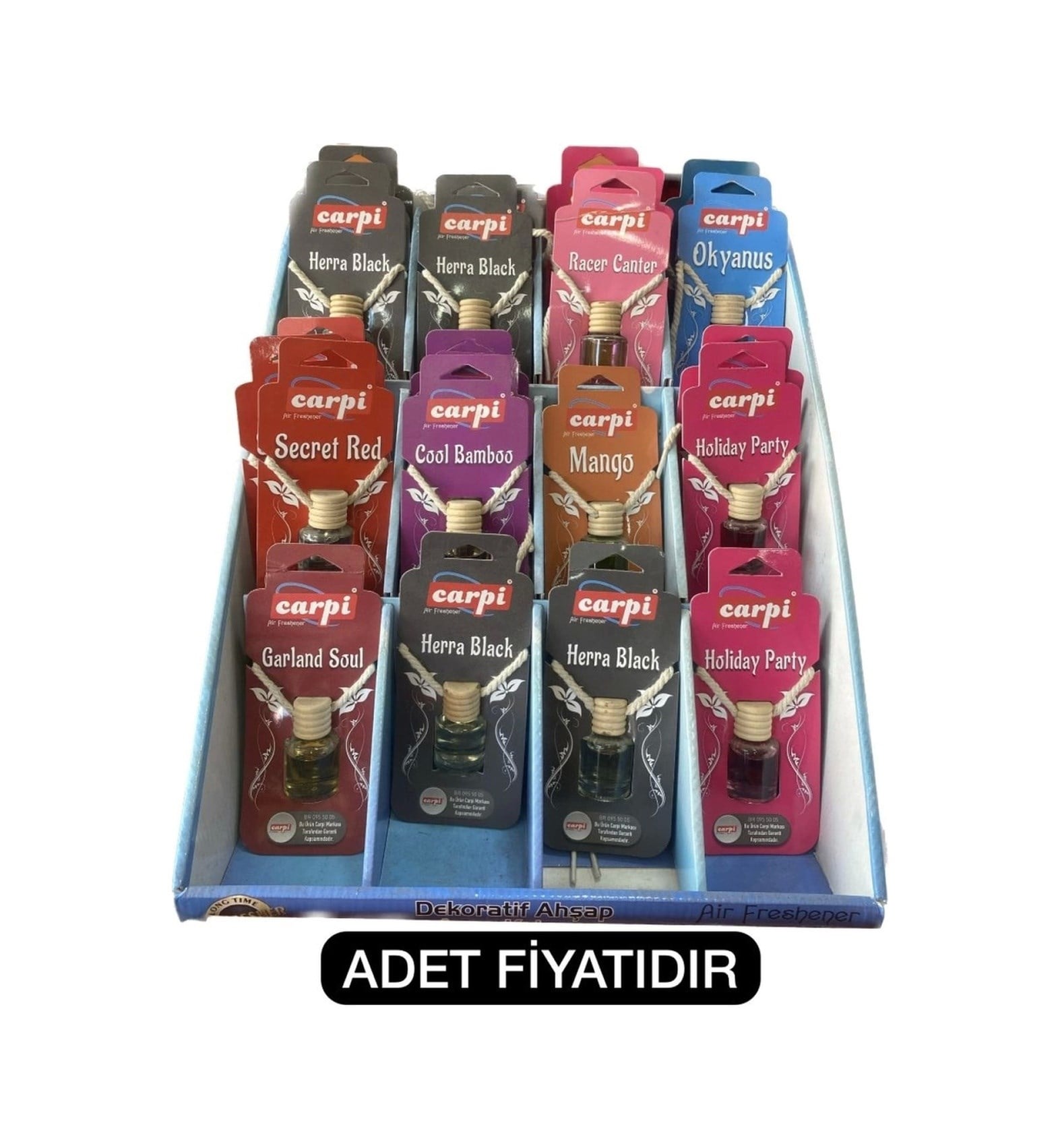 Asma Koku Ahşap Cam Şişe Ayna Dekoratif