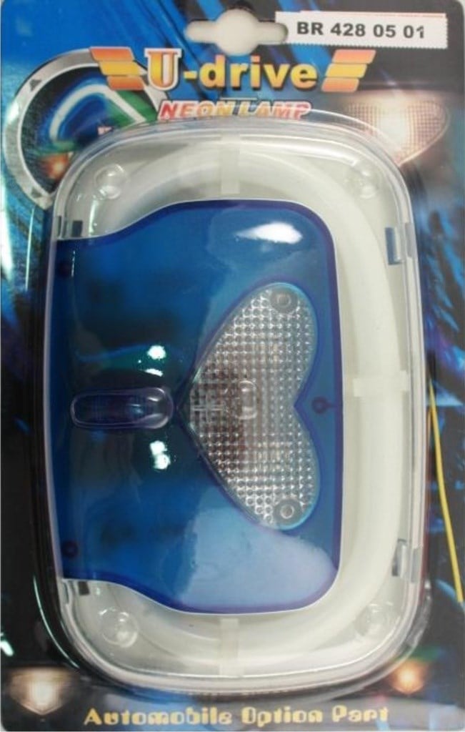 Tavan Lambası 12V Neon Anahtarlı Kare