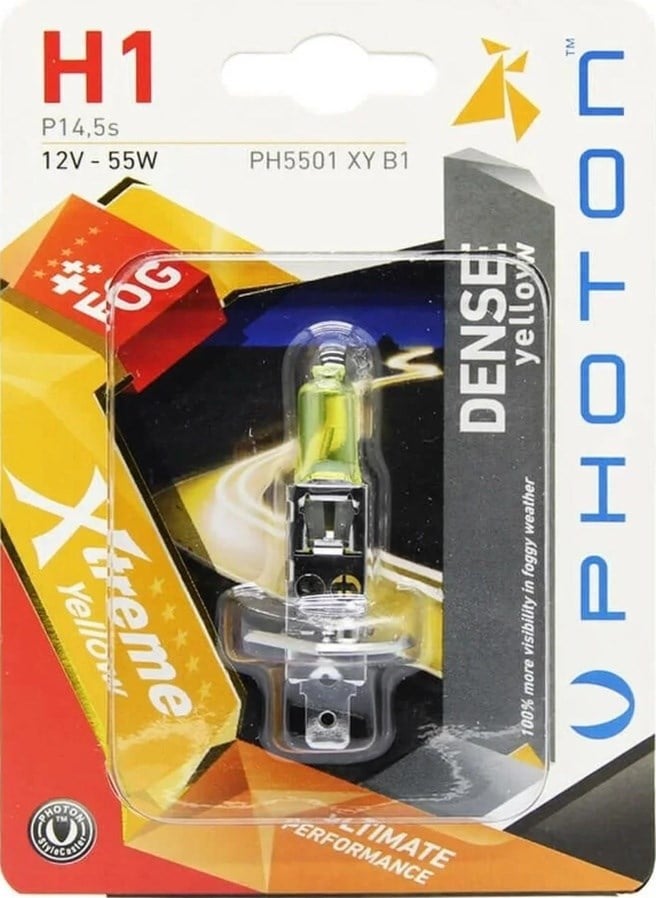 Xtreme Yellow 12v H1 55w