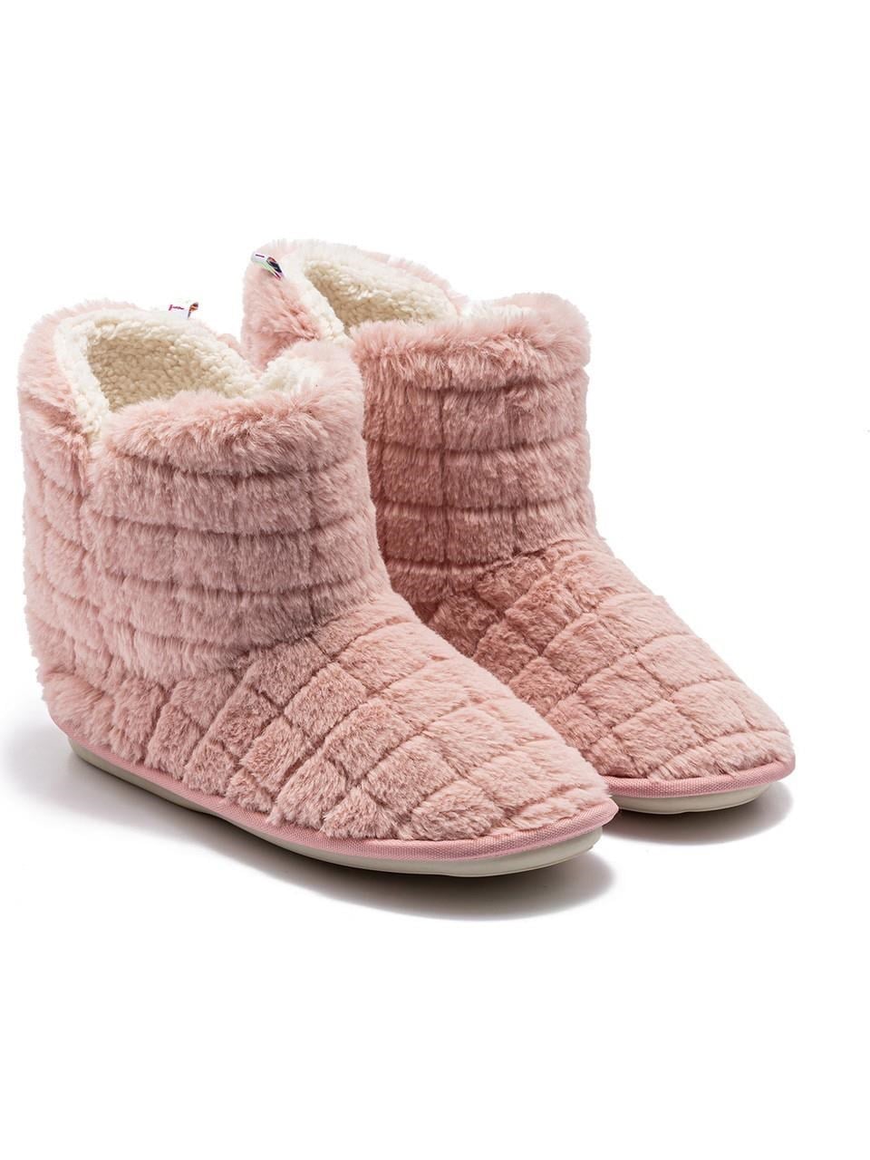 TWIGY TW EDİ PELUŞ PEMBE KADIN EV BOTU 37/41