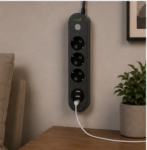 CXE103 3 USB Portlu Üçlü Priz Akım Korumalı Şarj Özellikli Uzatma