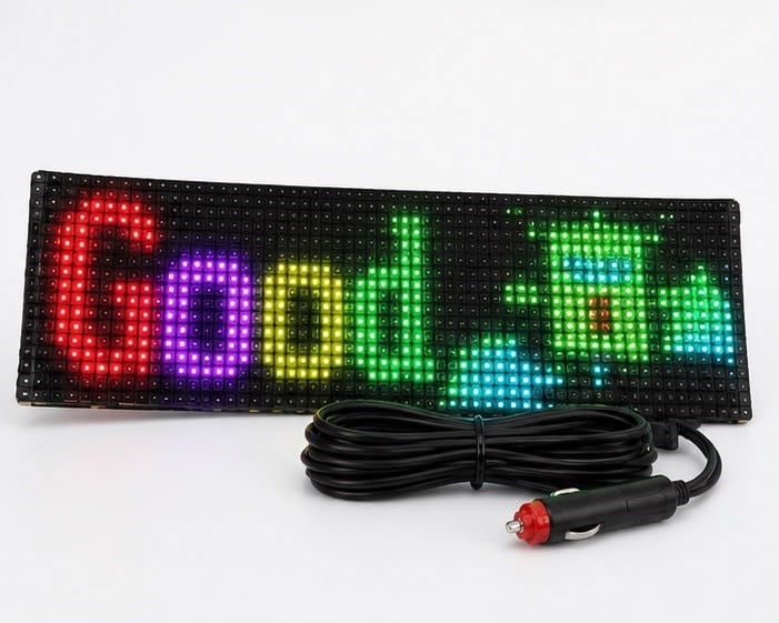 RGB LED Yazı Paneli Telefon Kontrollü Kayan Yazı Animasyonlu Ekran