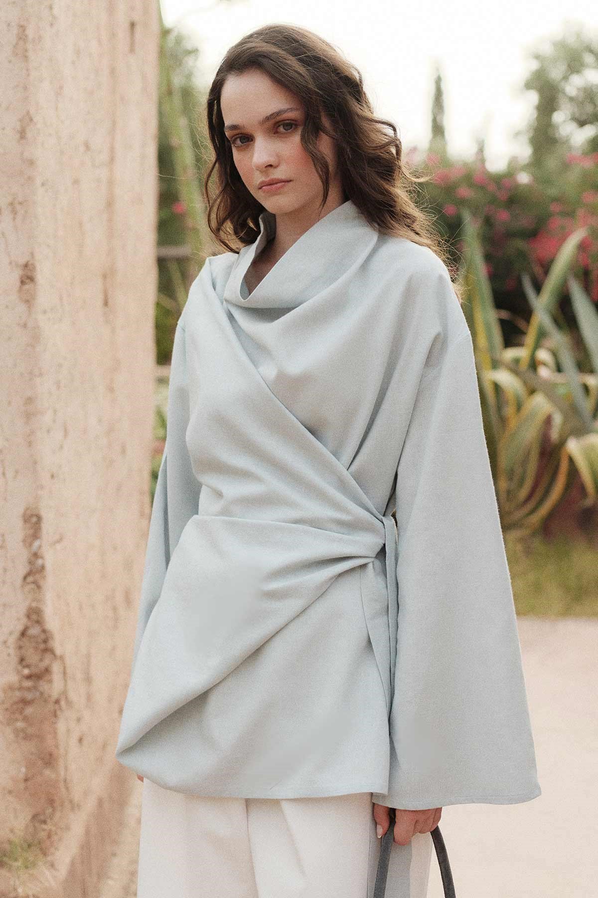 Kasbah Keten Bluz Mint