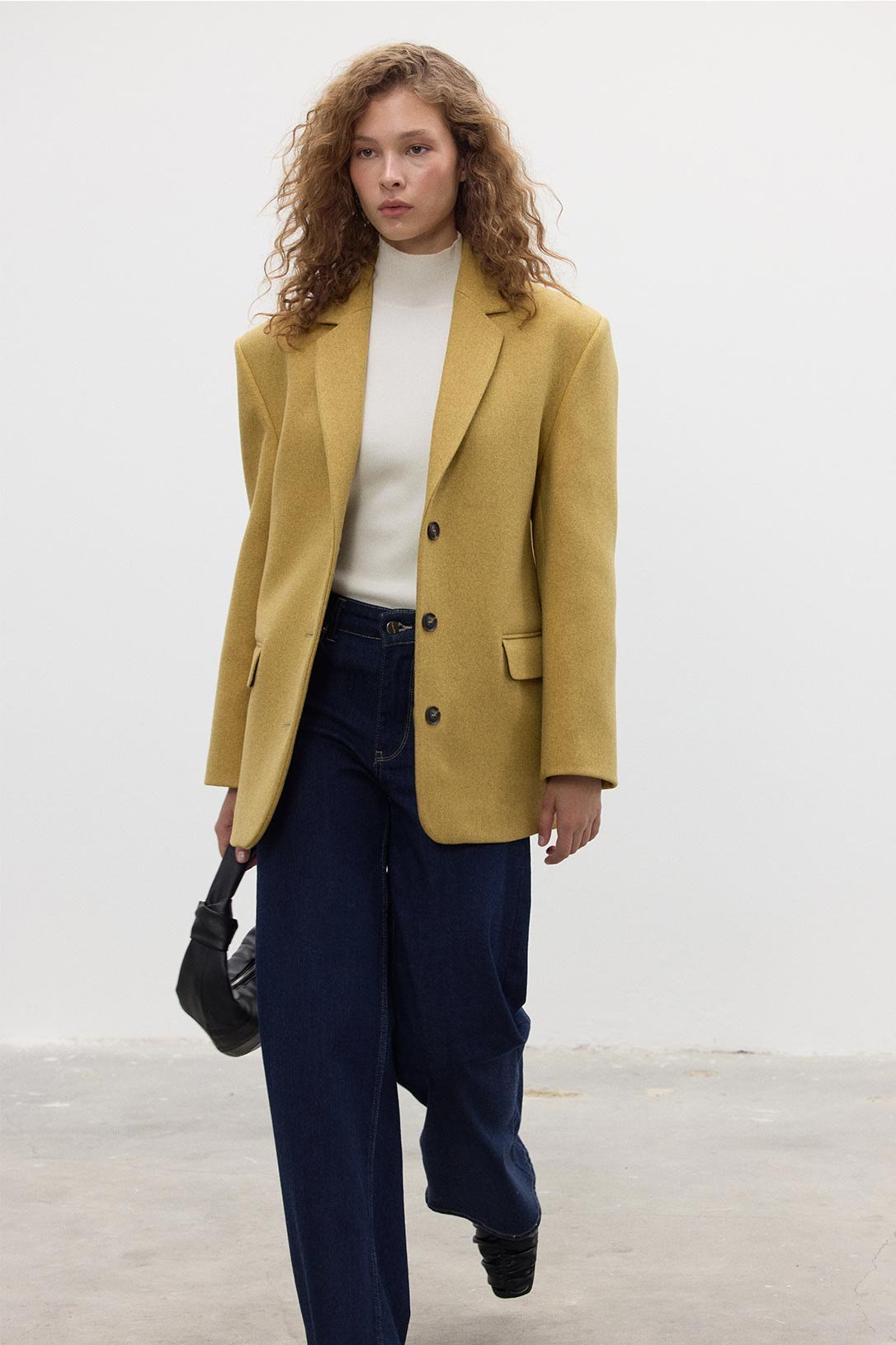 SARAYA BLAZER CEKET Hardal