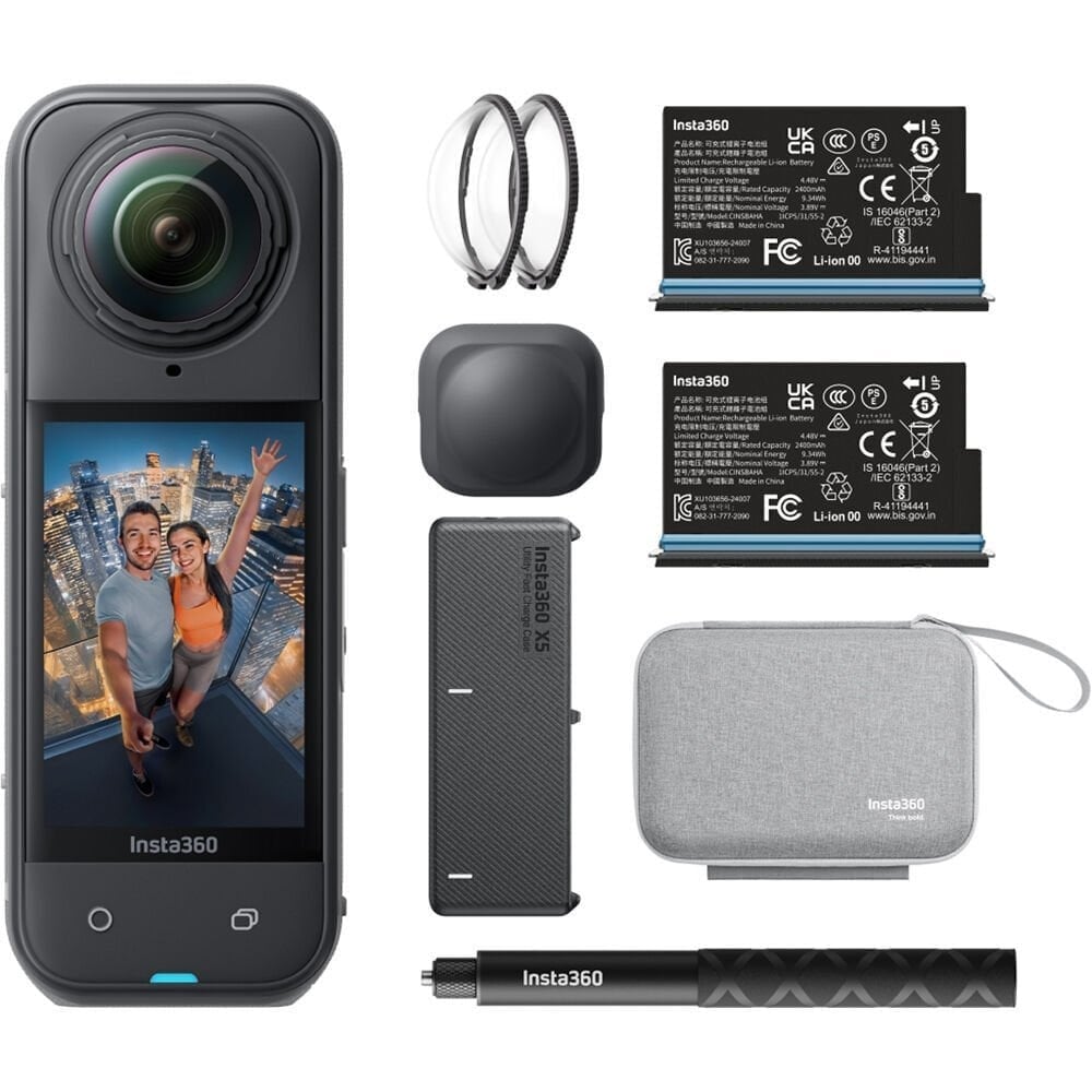 Insta360 X5 Aksiyon Kamerası - Essentials Kit (ithalatçı garanti)