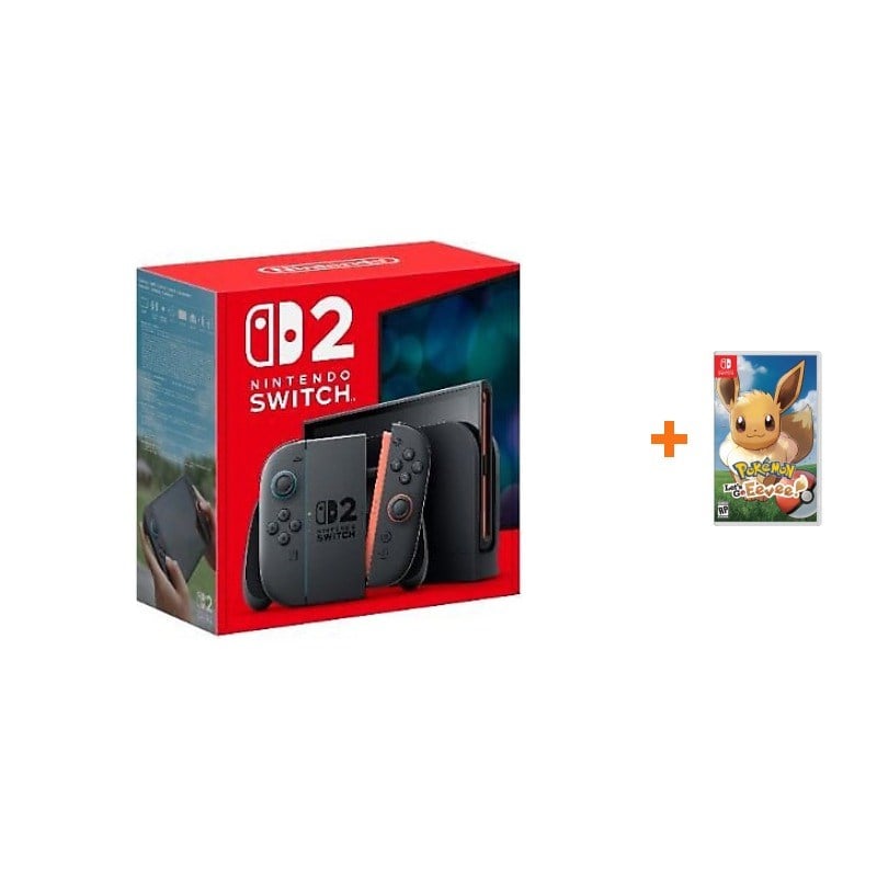 Nintendo Switch 2 Oyun Konsolu + Nintendo Switch Pokemon Lets Go Eevee! Oyun