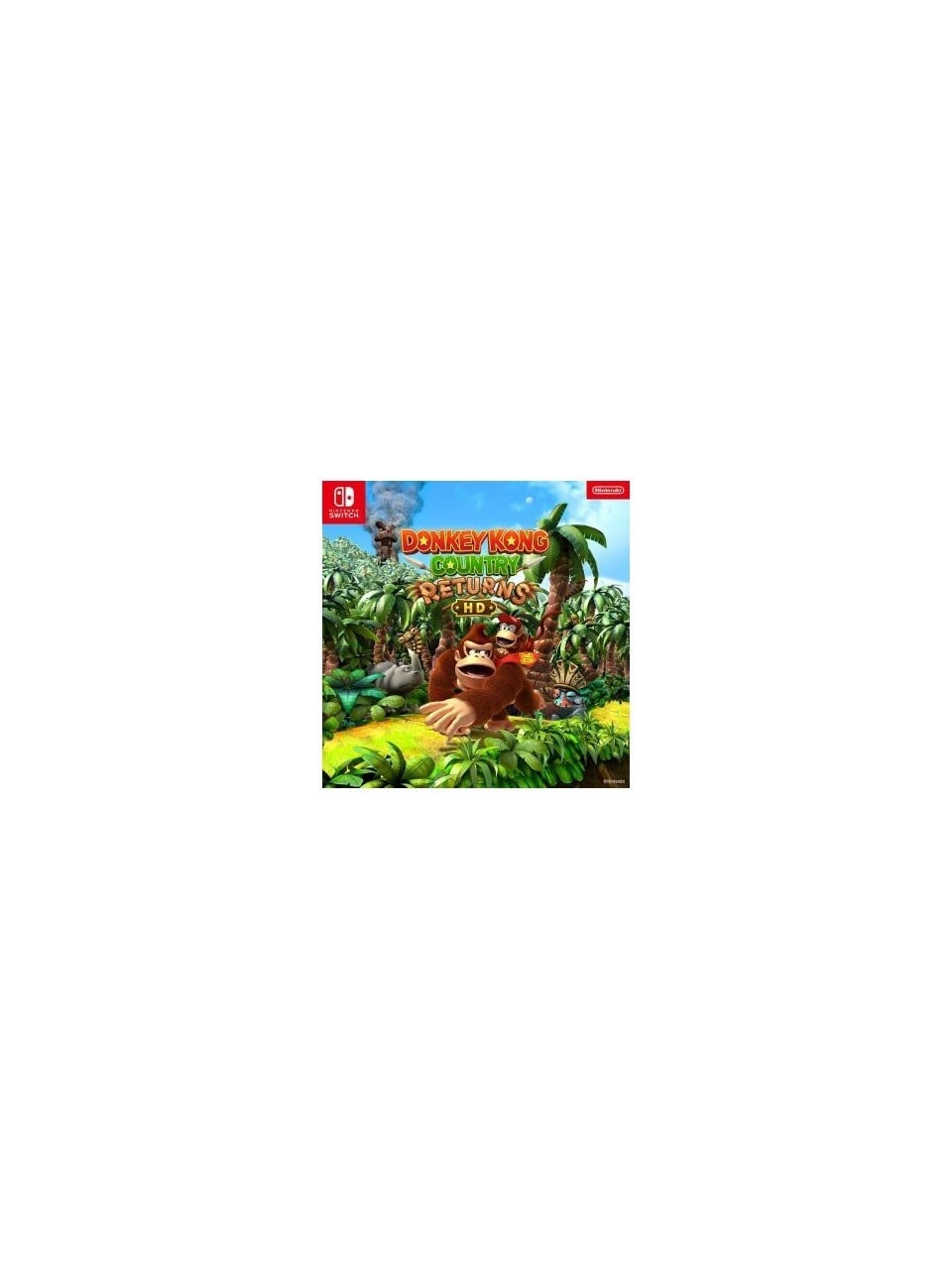 Nintendo Switch Donkey Kong Country Returns HD Macera Oyunu 12+ Yaş Tek Oyuncu Desteği