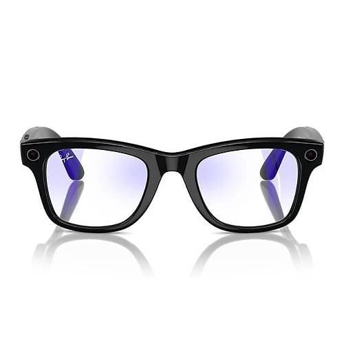 Ray-Ban Meta Wayfarer RW4006 50 Beden 601/SB50 Parlak Siyah-Clear