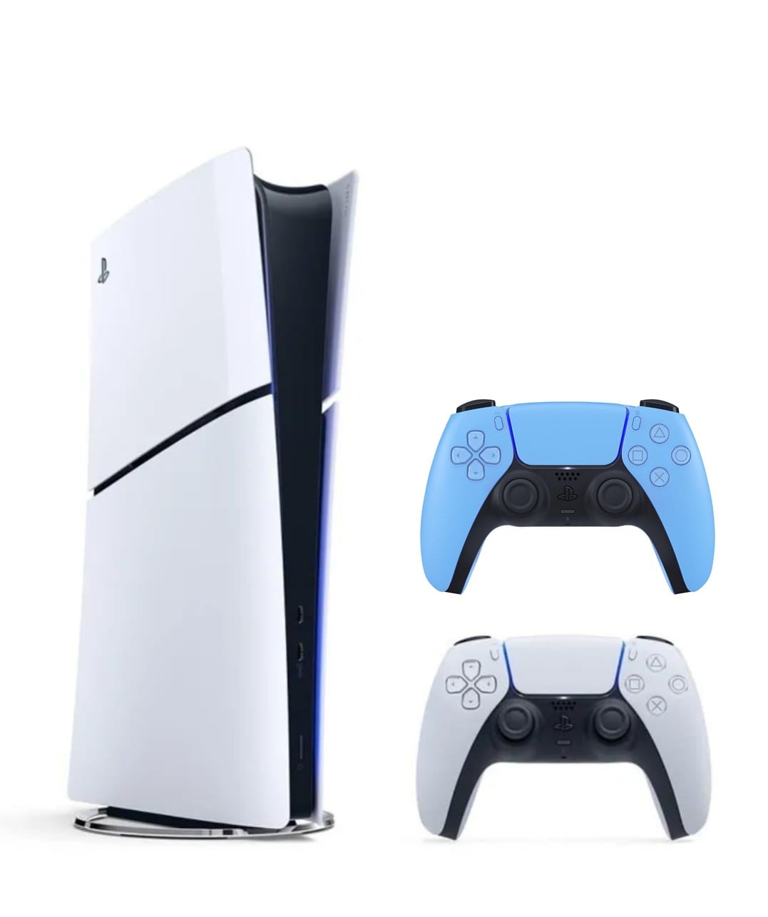 SONY PLAYSTATİON 5 PS5 SLIM DİGİTAL EDİTİON + 2.KOL DUALSENSE WİRELESS KOL - STARLİGHT BLUE (İTHALATÇI GARANTİLİ)