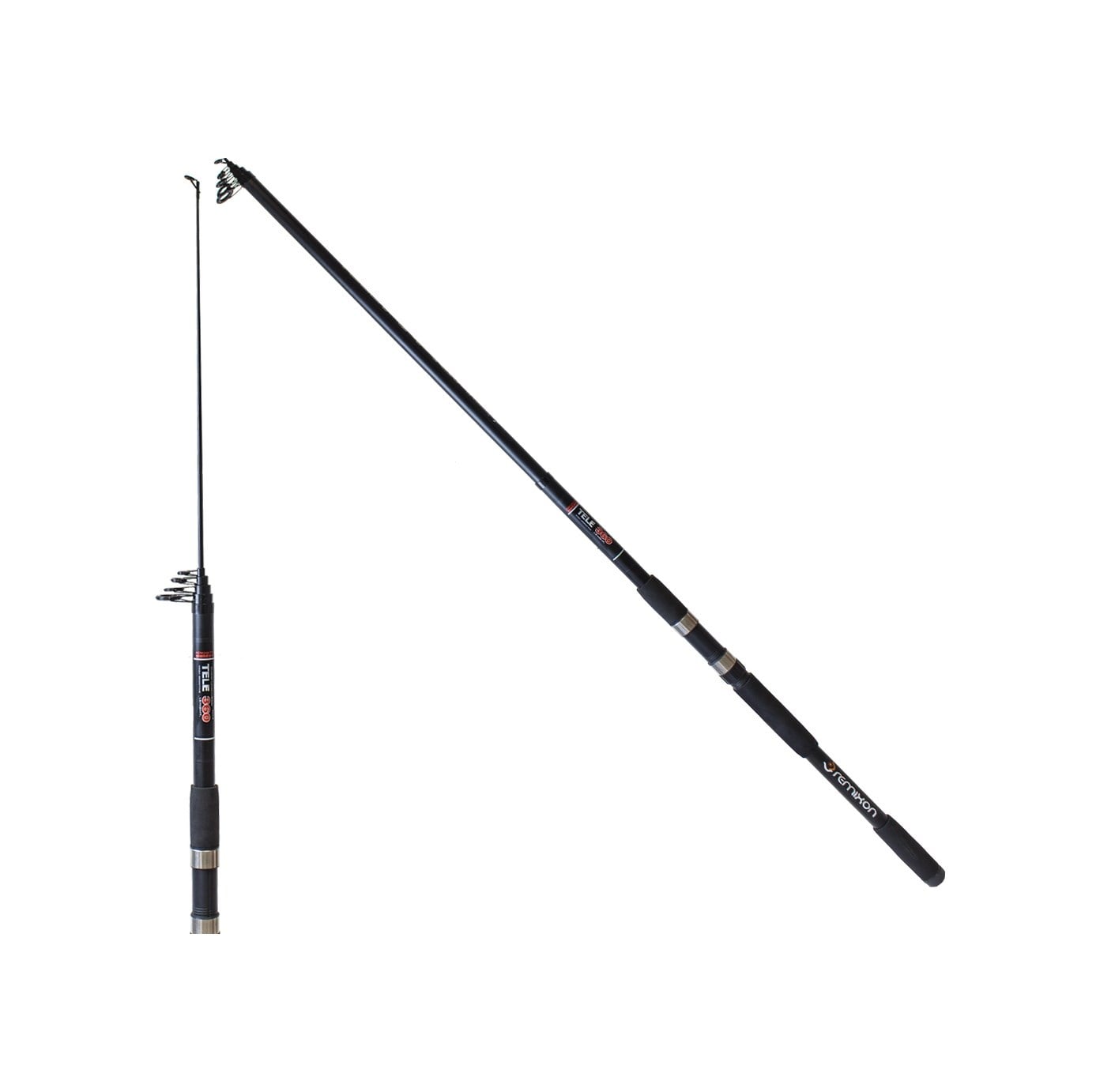 Remixon Apache 3.90m, 250gr Tele Kamış, Matt Black