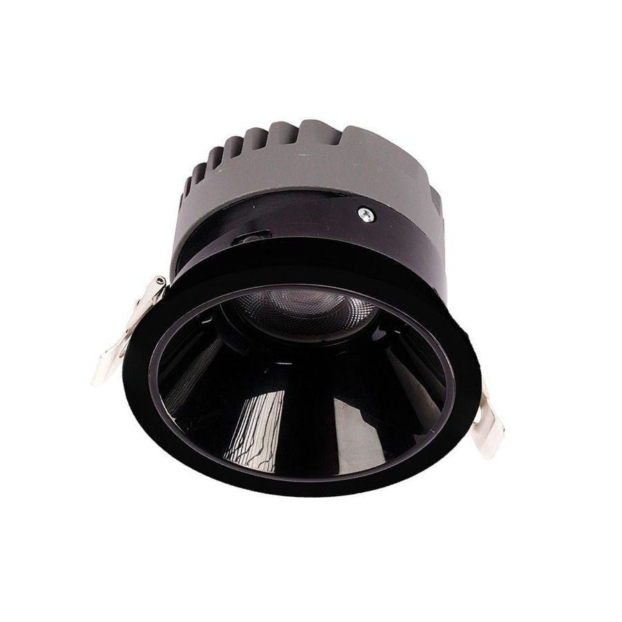 ACK AD10-01101 10W SIVA ALTI YUVARLAK DOWNLIGHT SİYAH 3000K