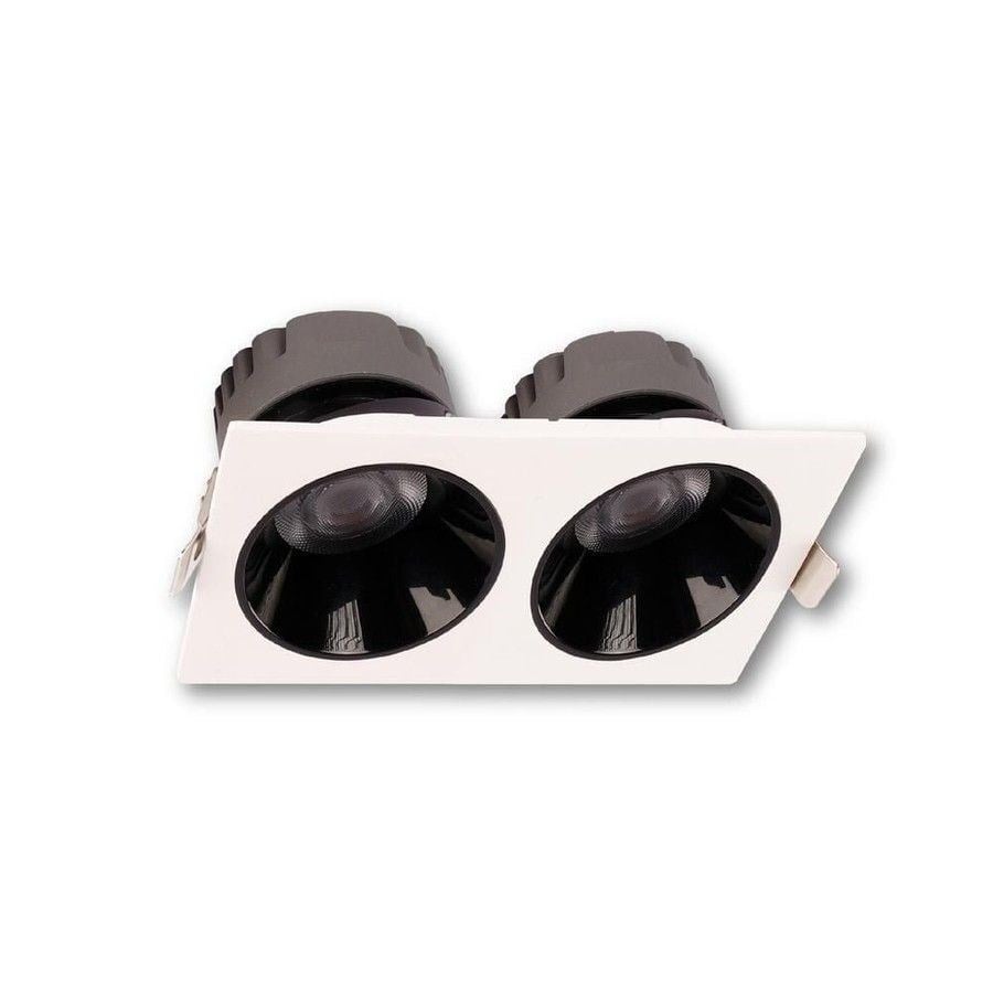 ACK AD10-01600 2X10W SIVA ALTI KARE DOWNLIGHT BEYAZ 3000K