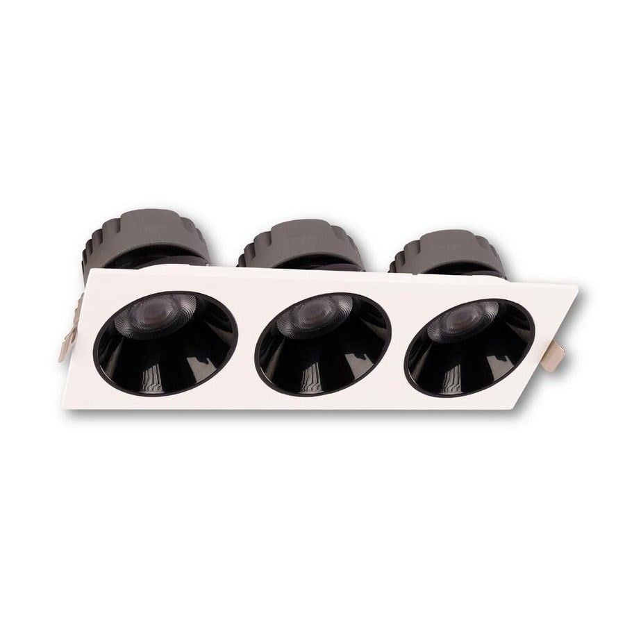 ACK AD10-01700 3X10W SIVA ALTI KARE DOWNLIGHT BEYAZ 3000K
