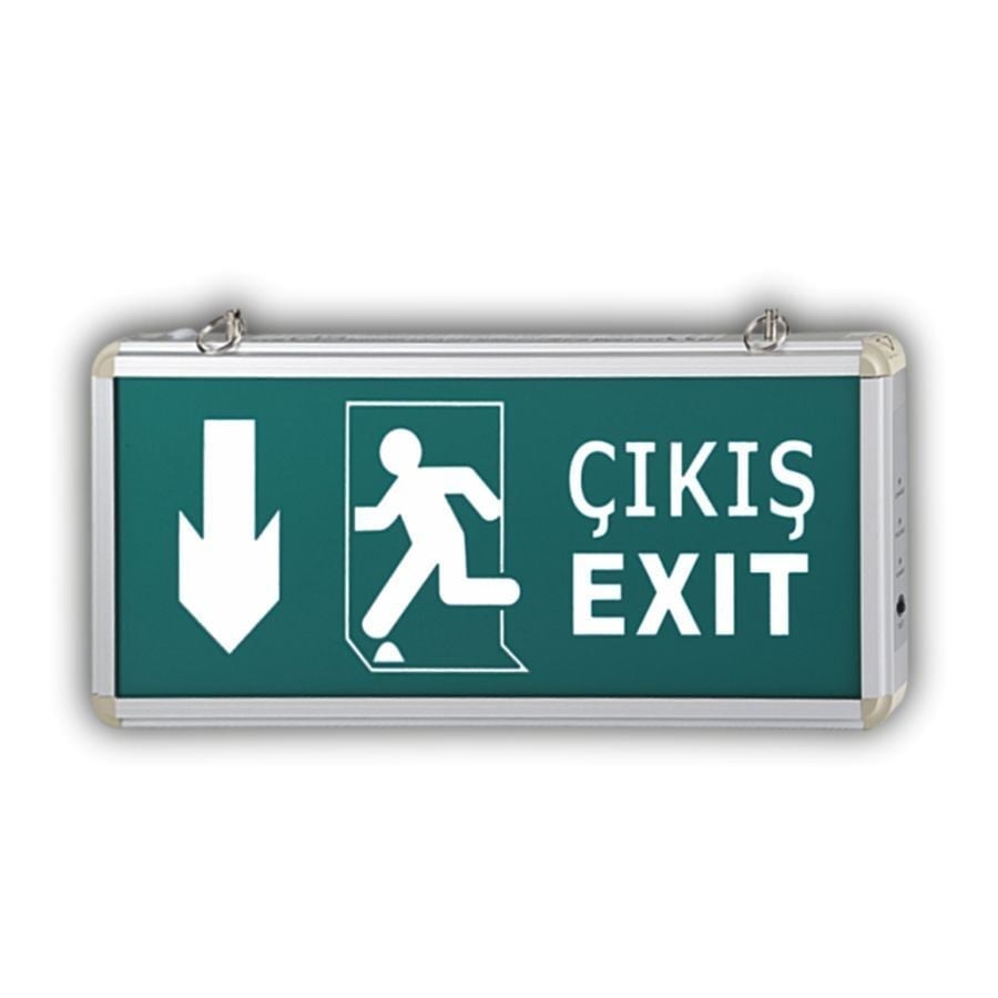 CATA CT-9167 3W EXIT ÇIKIŞ ARMATÜRÜ LEDLİ 3 SAAT AKÜLÜ