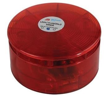 MUTLUSAN STK658 LED FLAŞÖRLÜ SİREN 220V