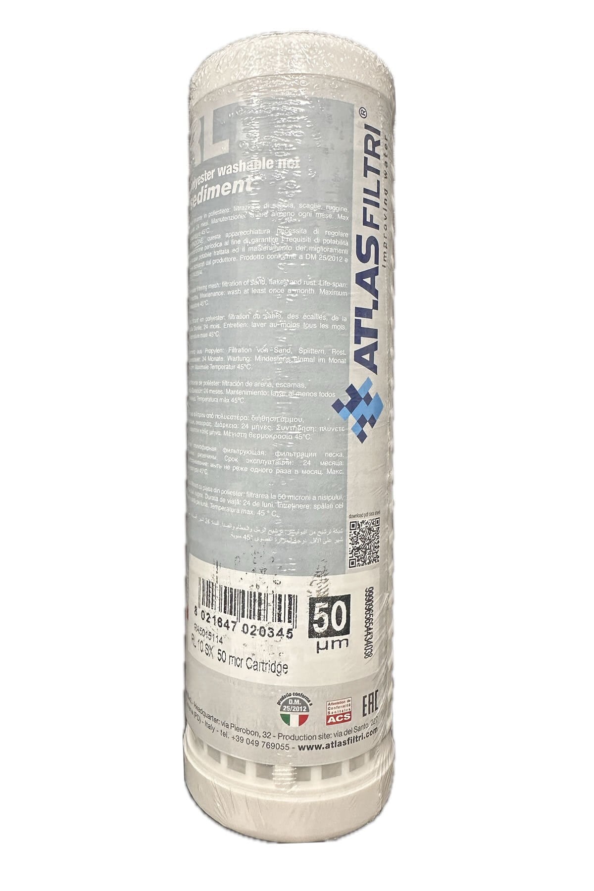 Atlas Filtri 50 Micron Yıkanabilir Filtre