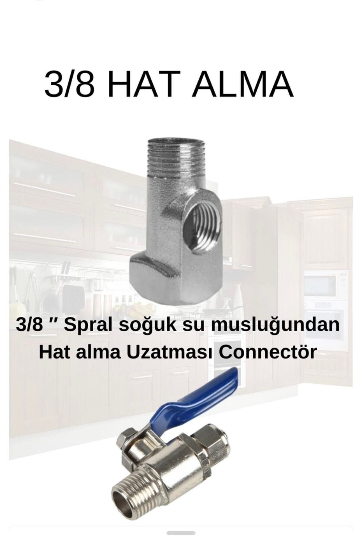 Su Arıtma Hat Alma Aparatı Ve Küresel Vanası 3/8