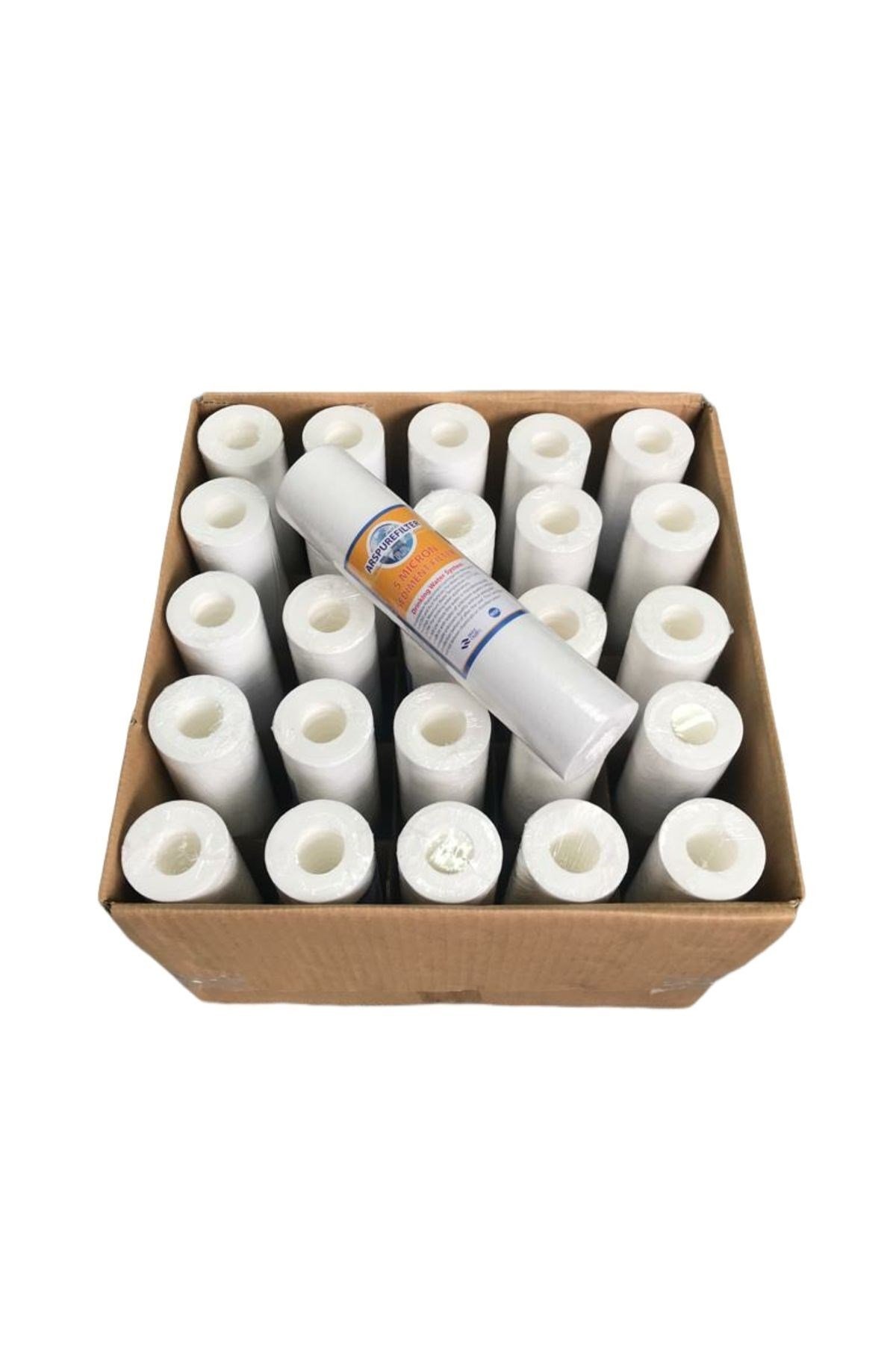 Su Arıtma Sediment Filtre 5 Mikron 10 Inch 25 Adet 1 Koli