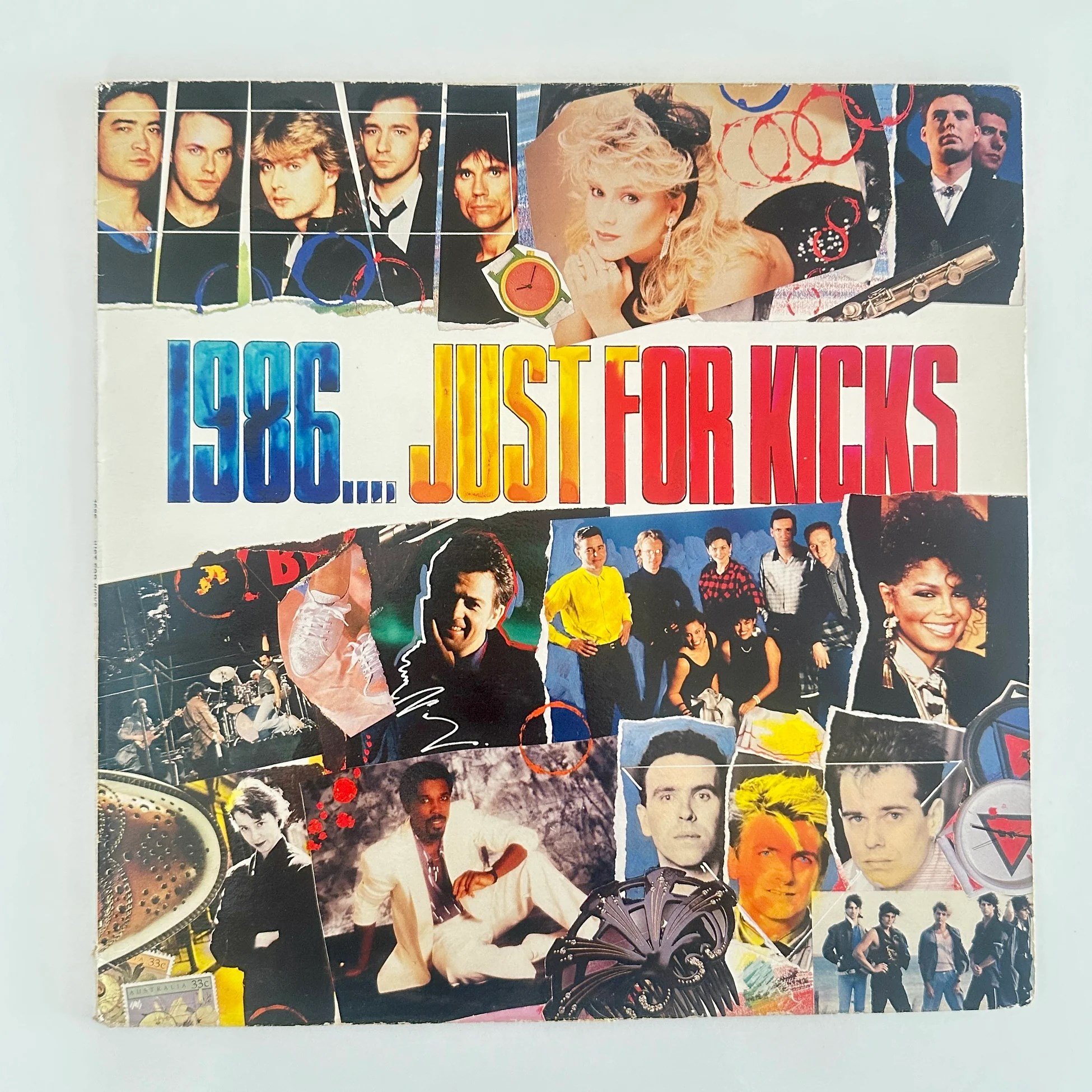 1986...Just For Kicks Dönem Baskı Plak
