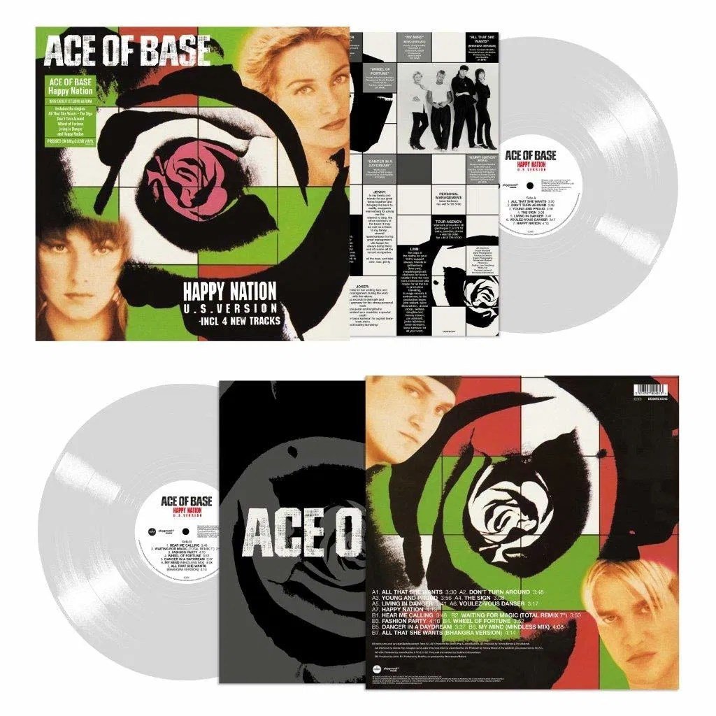 Ace Of Base - Happy Nation (Clear Vinyl) - Plak